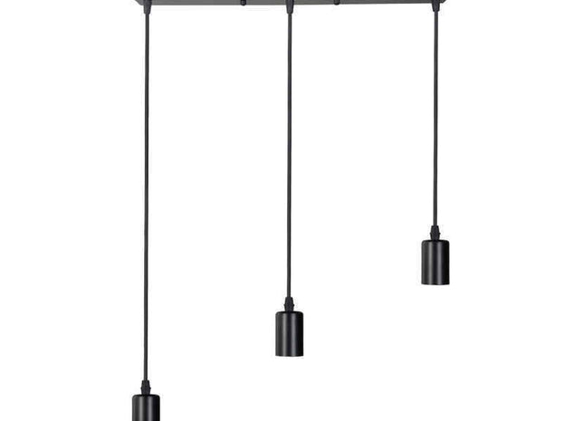 Rectangular 3 Piece Pendant Lamp Holder