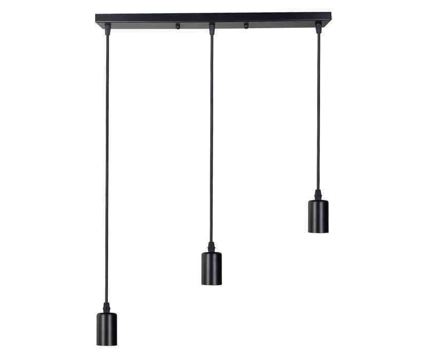 Rectangular 3 Piece Pendant Lamp Holder