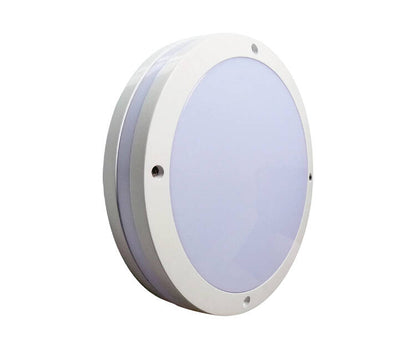 12W LED round bulkhead fitting with halo accent