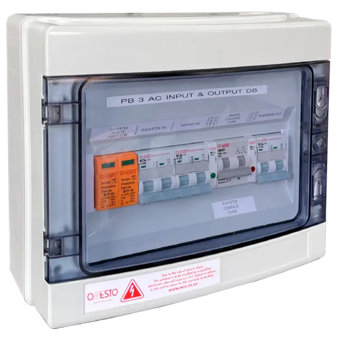 PB-3 AC input & output distribution board – Maple Leaf Electrical Supplies