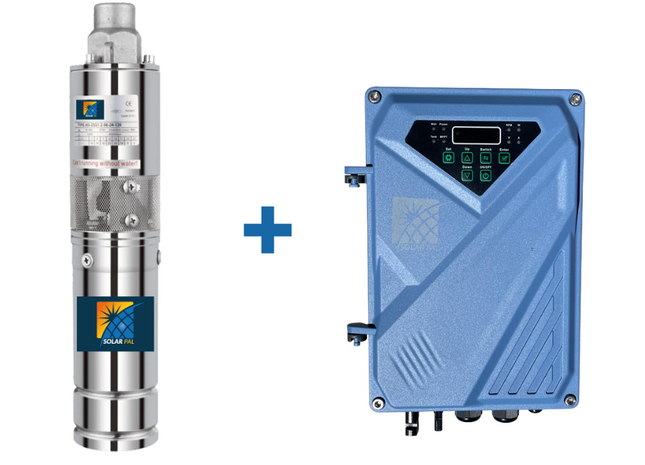 CYCLONE-77 210W 36VDC Solar Borehole Pump