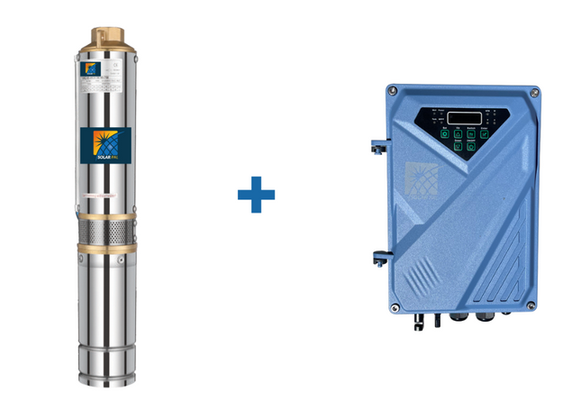 TYPHOON-50 600W 72VDC Solar Borehole Pump